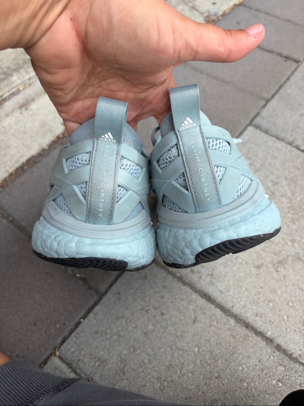 Adidas by Stella McCartney Women's blue gray Solarglide Sneaker Shoes 7 - Picture 6 of 10